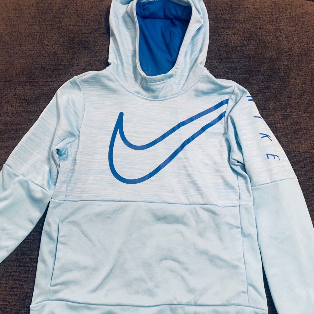 Nike Blue Pullover Hoodie Sweater